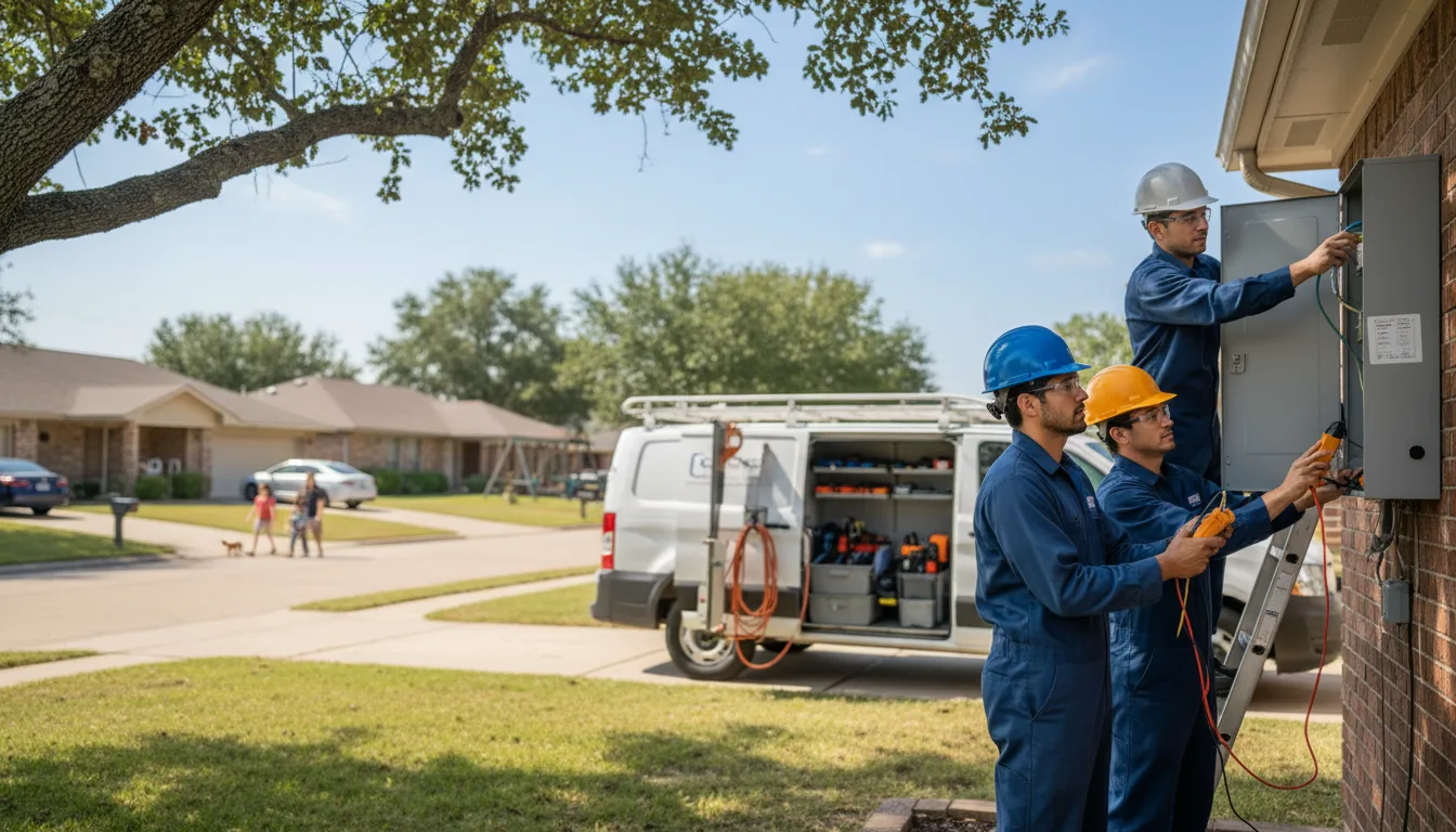 Certified electrician providing emergency electrical services in Hines, IL